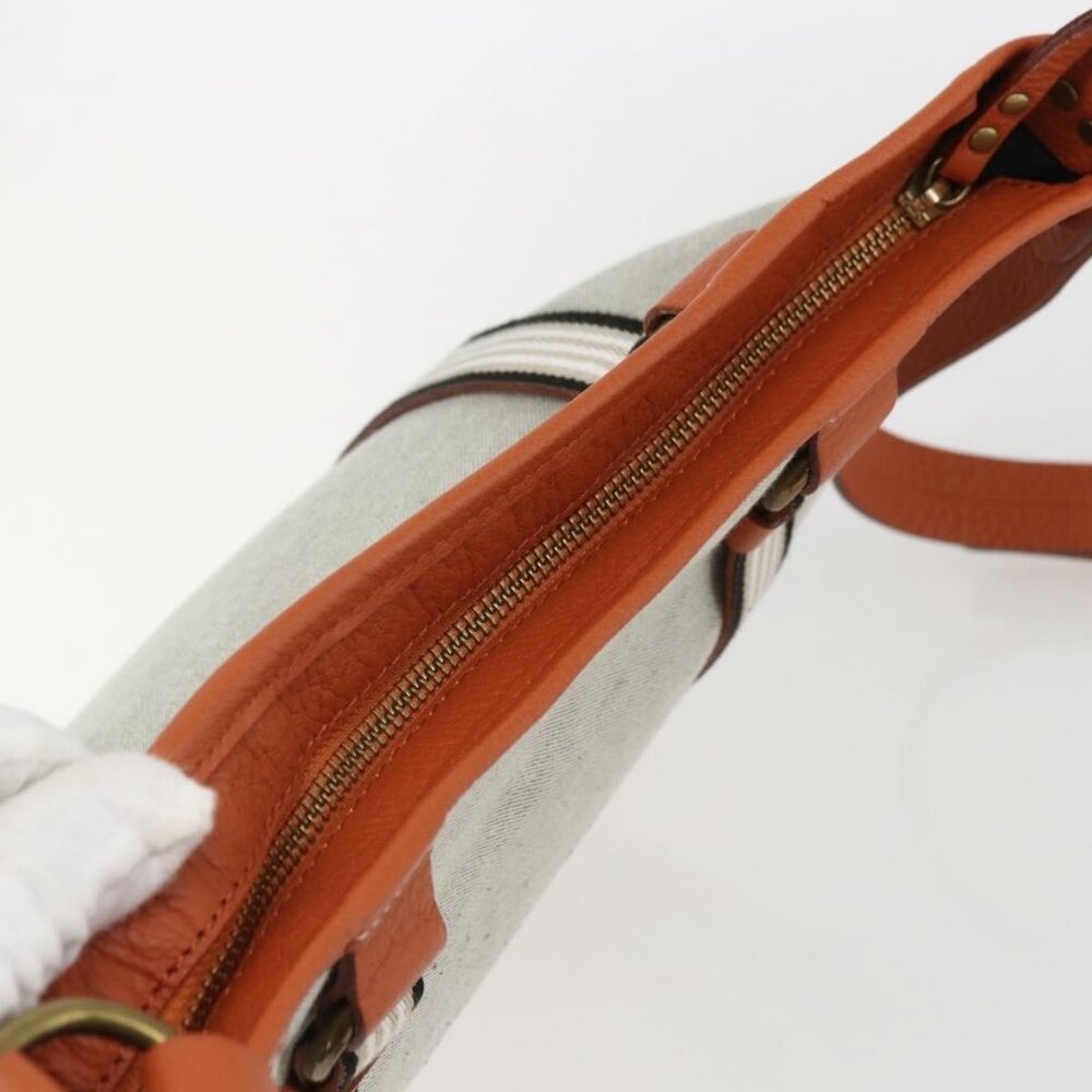 Authentic BURBERRY Blue Label Shoulder Bag Canvas Beige - Picture 13 of 16